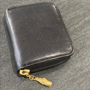 KIESELSTEIN-CORD card/coin holder w alligator pull
